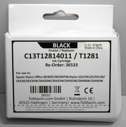 Kompatible tintenpatrone t1281 - kompatible,