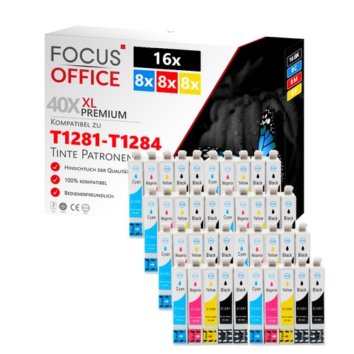 Set 40x tintenpatrone - set,